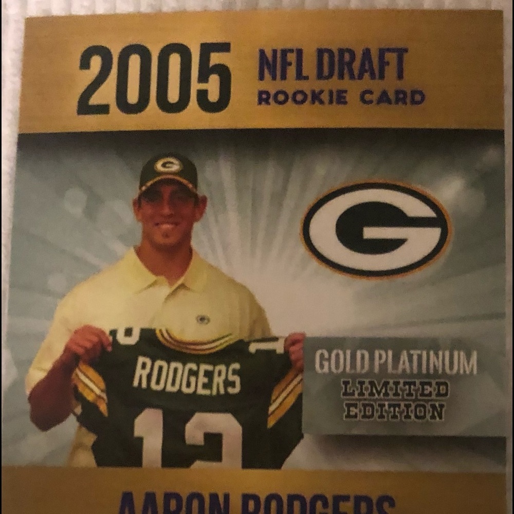 Arron Rogers 2005 Rookie card only 2000 made Puebl
